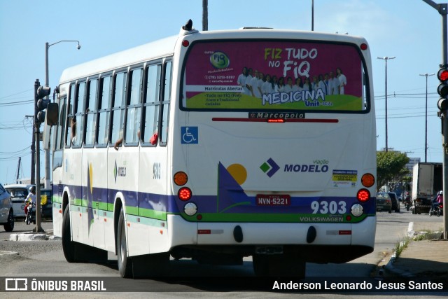 Viação Modelo 9303 na cidade de Aracaju, Sergipe, Brasil, por Anderson Leonardo Jesus Santos. ID da foto: 8115907.