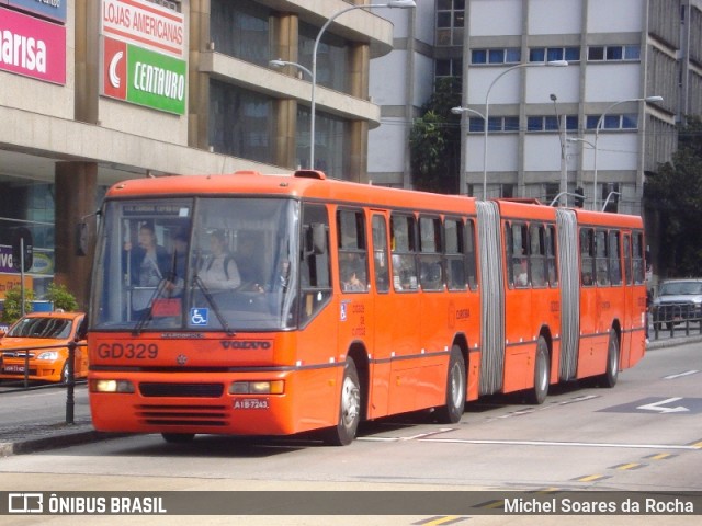 Viação Cidade Sorriso GD329 na cidade de Curitiba, Paraná, Brasil, por Michel Soares da Rocha. ID da foto: 8118121.