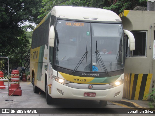 Empresa Gontijo de Transportes 18635 na cidade de São Paulo, São Paulo, Brasil, por Jonathan Silva. ID da foto: 8115524.