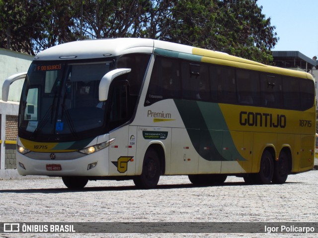 Empresa Gontijo de Transportes 18715 na cidade de Divinópolis, Minas Gerais, Brasil, por Igor Policarpo. Número da foto: #8117763.