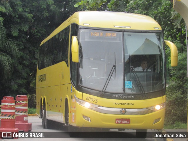 Viação Itapemirim 60075 na cidade de São Paulo, São Paulo, Brasil, por Jonathan Silva. Número da foto: #8115539.