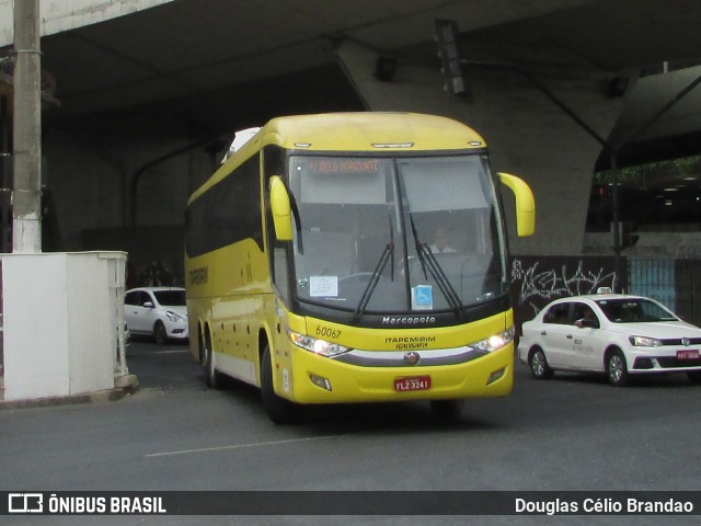 Viação Itapemirim 60067 na cidade de Belo Horizonte, Minas Gerais, Brasil, por Douglas Célio Brandao. Número da foto: #8067965.