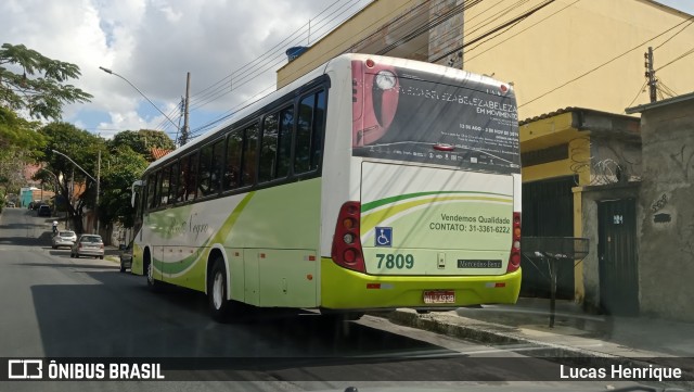 Rio Negro Fretamento e Turismo 7809 na cidade de Contagem, Minas Gerais, Brasil, por Lucas Henrique . ID da foto: 8066706.