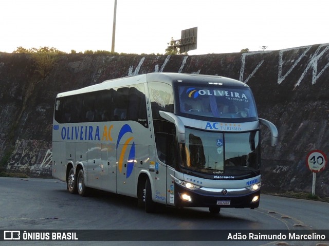 Oliveira Transportes 4001 na cidade de Belo Horizonte, Minas Gerais, Brasil, por Adão Raimundo Marcelino. Número da foto: #8068596.