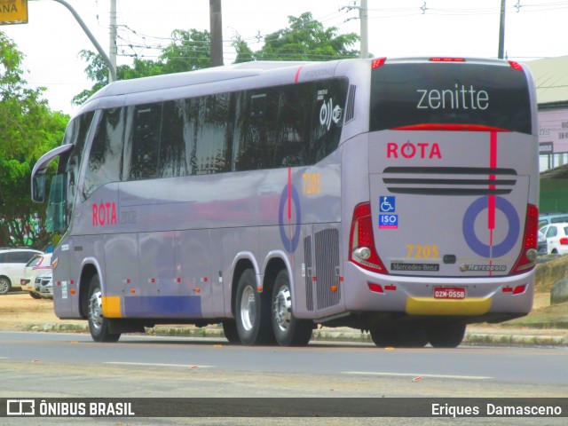 Rota Transportes Rodoviários 7205 na cidade de Eunápolis, Bahia, Brasil, por Eriques  Damasceno. Número da foto: #8066525.