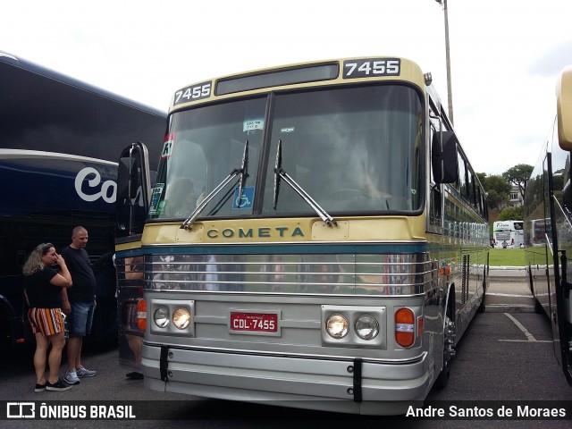 Viação Cometa 7455 na cidade de São Paulo, São Paulo, Brasil, por Andre Santos de Moraes. Número da foto: #8066368.