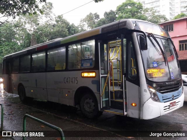 Viação Redentor C47475 na cidade de Rio de Janeiro, Rio de Janeiro, Brasil, por Jorge Gonçalves. Número da foto: #8066033.