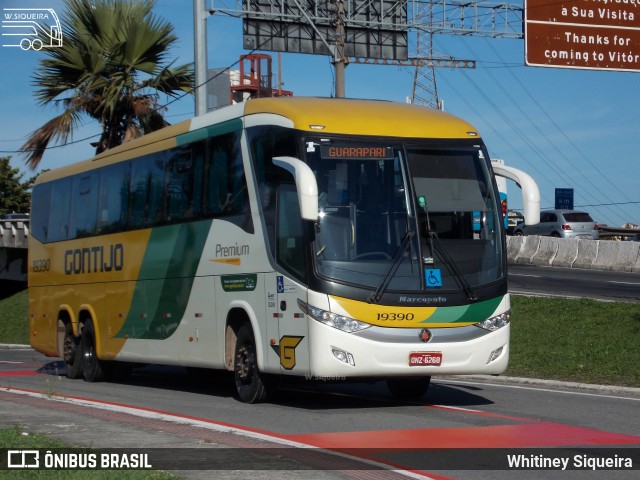 Empresa Gontijo de Transportes 19390 na cidade de Vitória, Espírito Santo, Brasil, por Whitiney Siqueira. Número da foto: #8066132.