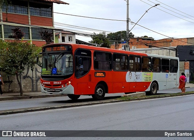 Transbus Transportes > Gávea Transportes 29147 na cidade de Belo Horizonte, Minas Gerais, Brasil, por Ryan Santos. ID da foto: 8066607.