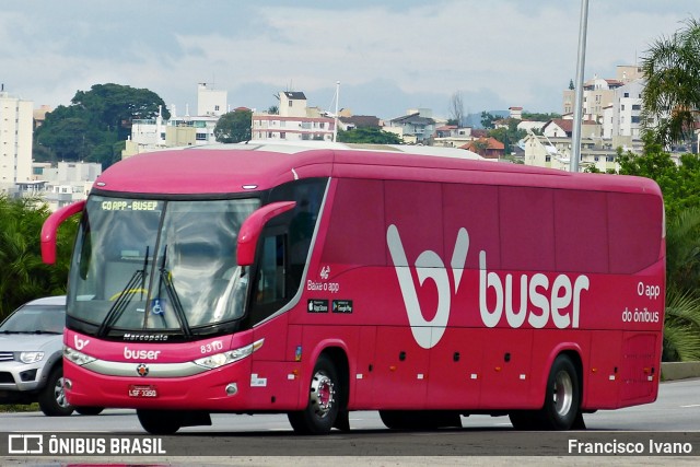 Buser Brasil Tecnologia 8310 na cidade de Florianópolis, Santa Catarina, Brasil, por Francisco Ivano. ID da foto: 8067722.