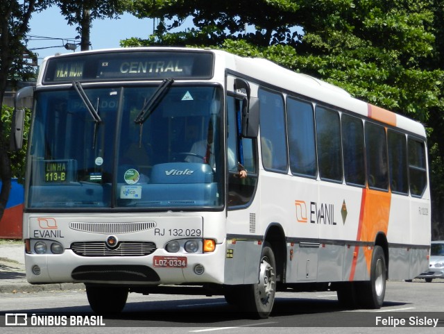 Evanil Transportes e Turismo RJ 132.029 na cidade de Rio de Janeiro, Rio de Janeiro, Brasil, por Felipe Sisley. Número da foto: #8067814.