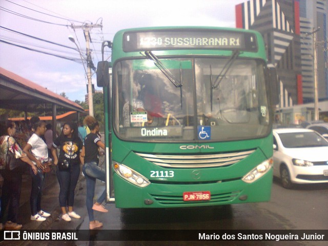 OT Trans - Ótima Salvador Transportes 21113 na cidade de Salvador, Bahia, Brasil, por Mario dos Santos Nogueira Junior. ID da foto: 8066413.