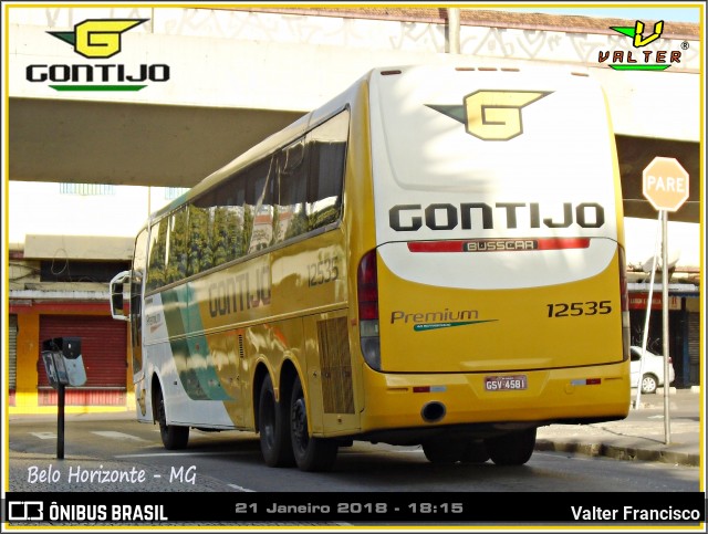 Empresa Gontijo de Transportes 12535 na cidade de Belo Horizonte, Minas Gerais, Brasil, por Valter Francisco. Número da foto: #8065115.
