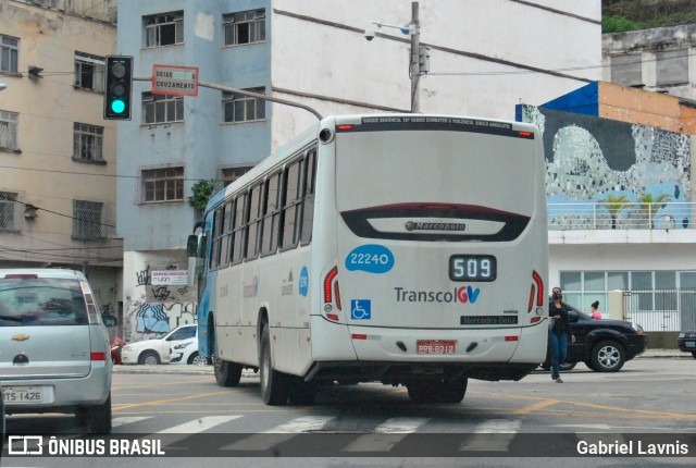 Nova Transporte 22240 na cidade de Vitória, Espírito Santo, Brasil, por Gabriel Lavnis. ID da foto: 8067612.