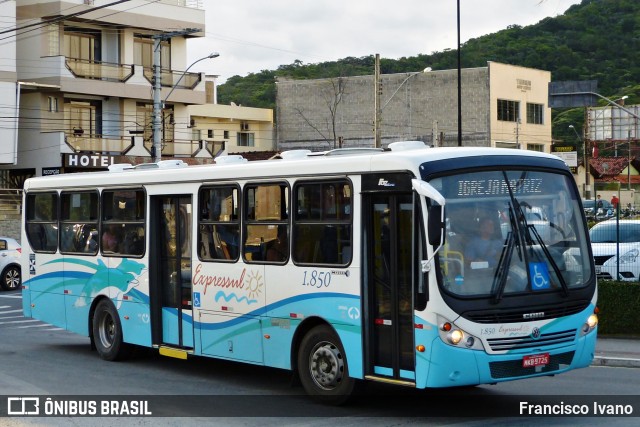 Expressul - Londpart S.A Transportes Urbanos 1850 na cidade de Balneário Camboriú, Santa Catarina, Brasil, por Francisco Ivano. Número da foto: #8067643.