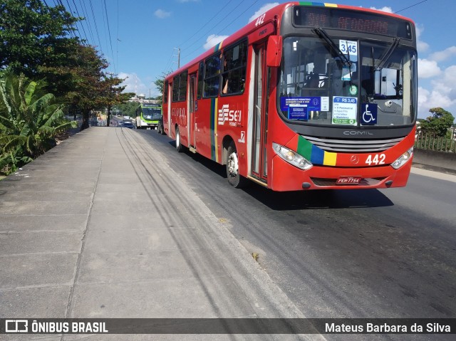 Transportadora Globo 442 na cidade de Olinda, Pernambuco, Brasil, por Mateus Barbara da Silva. ID da foto: 8119538.