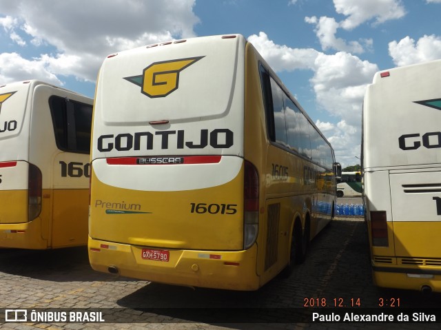 Empresa Gontijo de Transportes 16015 na cidade de Belo Horizonte, Minas Gerais, Brasil, por Paulo Alexandre da Silva. ID da foto: 8120478.