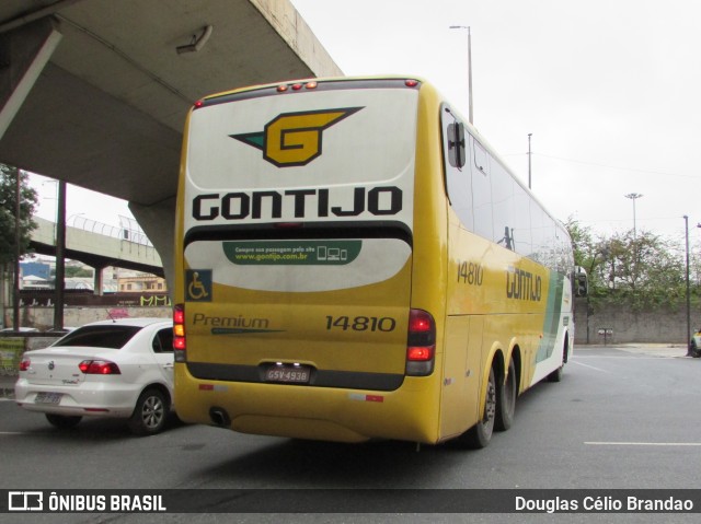 Empresa Gontijo de Transportes 14810 na cidade de Belo Horizonte, Minas Gerais, Brasil, por Douglas Célio Brandao. ID da foto: 8119403.