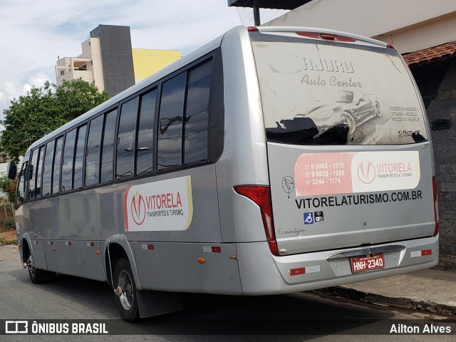 Vitorela Turismo 2340 na cidade de Carmo do Cajuru, Minas Gerais, Brasil, por Ailton Alves. ID da foto: 8118460.