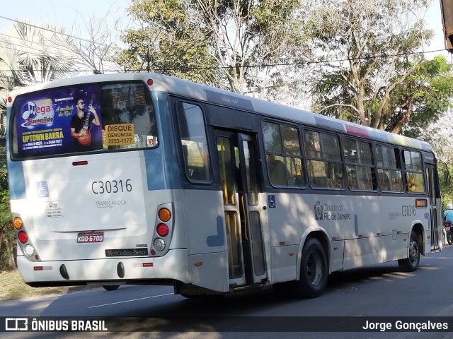 Transportes Futuro C30316 na cidade de Rio de Janeiro, Rio de Janeiro, Brasil, por Jorge Gonçalves. Número da foto: #8121400.