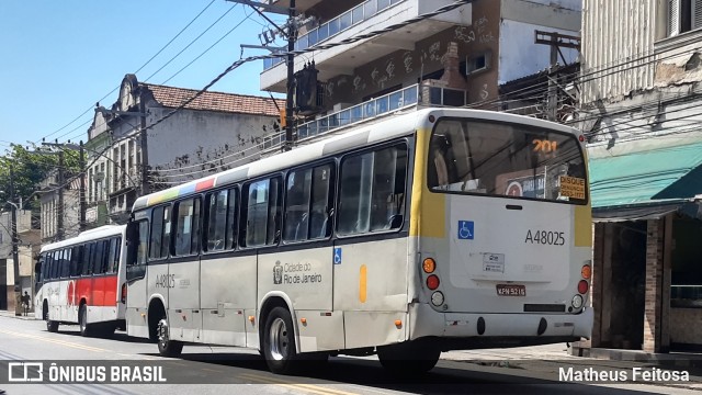 Auto Viação Alpha A48025 na cidade de Rio de Janeiro, Rio de Janeiro, Brasil, por Matheus Feitosa . Número da foto: #8119806.