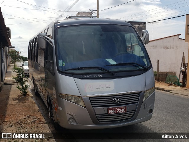 Vitorela Turismo 2340 na cidade de Carmo do Cajuru, Minas Gerais, Brasil, por Ailton Alves. ID da foto: 8118466.