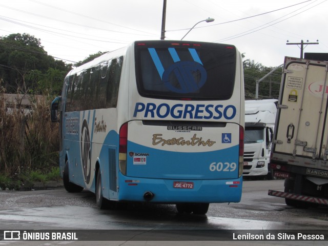 Auto Viação Progresso 6029 na cidade de Recife, Pernambuco, Brasil, por Lenilson da Silva Pessoa. ID da foto: 8120926.