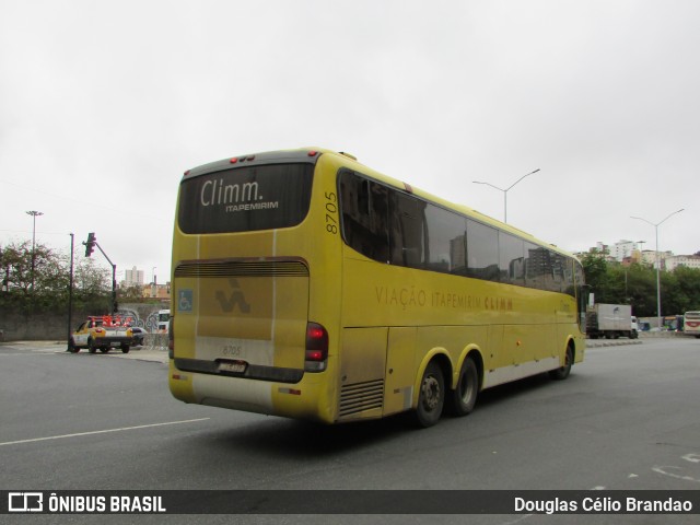 Viação Itapemirim 8705 na cidade de Belo Horizonte, Minas Gerais, Brasil, por Douglas Célio Brandao. Número da foto: #8119622.