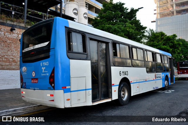 Viação Cidade Dutra 6 1143 na cidade de São Paulo, São Paulo, Brasil, por Eduardo Ribeiro. ID da foto: 8119402.