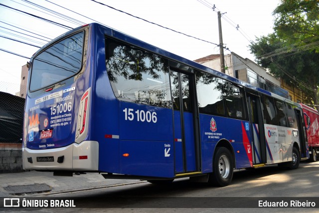 Viação Miracatiba 15.1006 na cidade de São Paulo, São Paulo, Brasil, por Eduardo Ribeiro. ID da foto: 8119413.