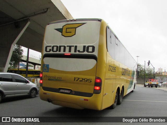 Empresa Gontijo de Transportes 17295 na cidade de Belo Horizonte, Minas Gerais, Brasil, por Douglas Célio Brandao. ID da foto: 8119495.