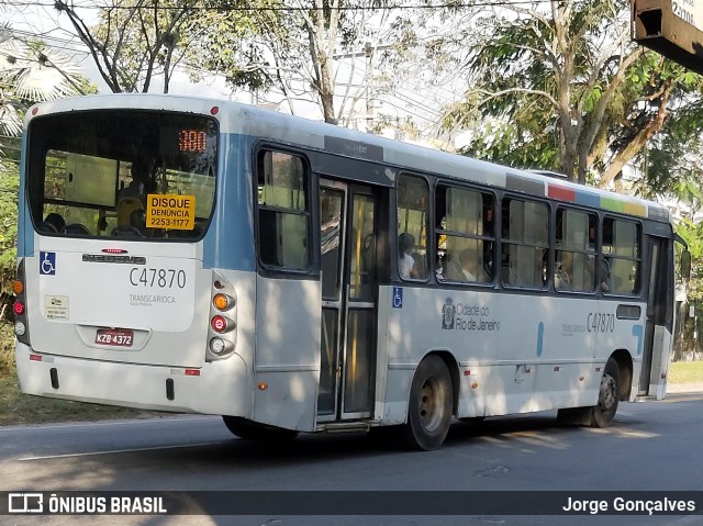 Viação Redentor C47870 na cidade de Rio de Janeiro, Rio de Janeiro, Brasil, por Jorge Gonçalves. ID da foto: 8121445.