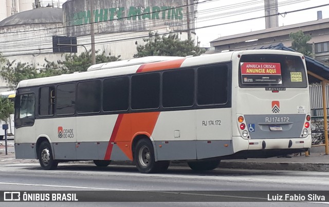 Viação Cidade do Aço RJ 174.172 na cidade de Volta Redonda, Rio de Janeiro, Brasil, por Luiz Fabio Silva. Número da foto: #8119156.