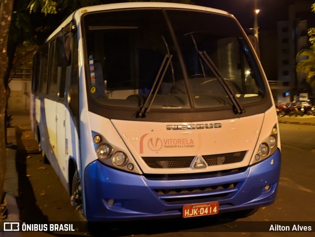 Vitorela Turismo 0414 na cidade de Divinópolis, Minas Gerais, Brasil, por Ailton Alves. Número da foto: #8121579.