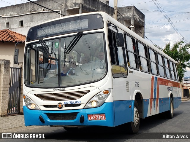 Empresa Braulino 2715 na cidade de Carmo do Cajuru, Minas Gerais, Brasil, por Ailton Alves. ID da foto: 8120917.