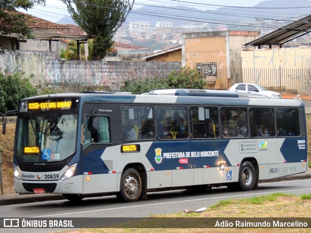 Viação Jardins 20839 na cidade de Belo Horizonte, Minas Gerais, Brasil, por Adão Raimundo Marcelino. Número da foto: #8124627.