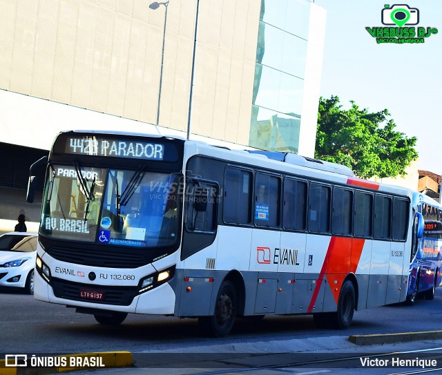 Evanil Transportes e Turismo RJ 132.080 na cidade de Rio de Janeiro, Rio de Janeiro, Brasil, por Victor Henrique. Número da foto: #8124145.