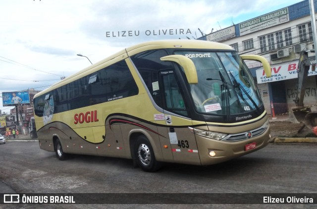 SOGIL - Sociedade de Ônibus Gigante Ltda. 463 na cidade de Gravataí, Rio Grande do Sul, Brasil, por Elizeu Oliveira. Número da foto: #8122349.