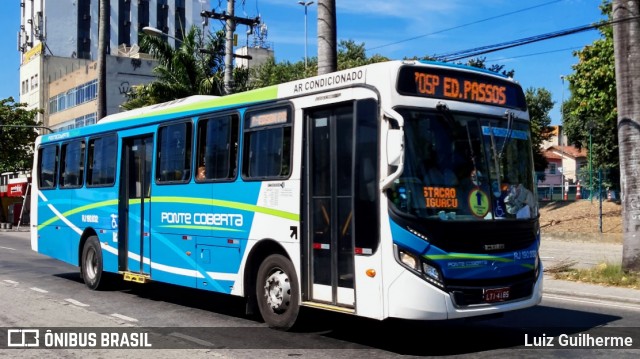 Viação Ponte Coberta RJ 190.032 na cidade de Rio de Janeiro, Rio de Janeiro, Brasil, por Luiz Guilherme. Número da foto: #8124593.