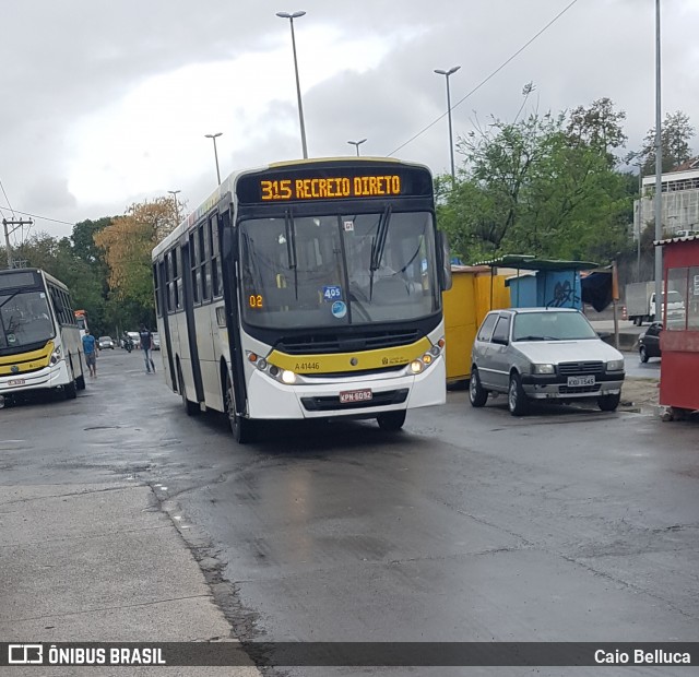 Real Auto Ônibus A41446 na cidade de Rio de Janeiro, Rio de Janeiro, Brasil, por Caio Belluca. Número da foto: #8122106.