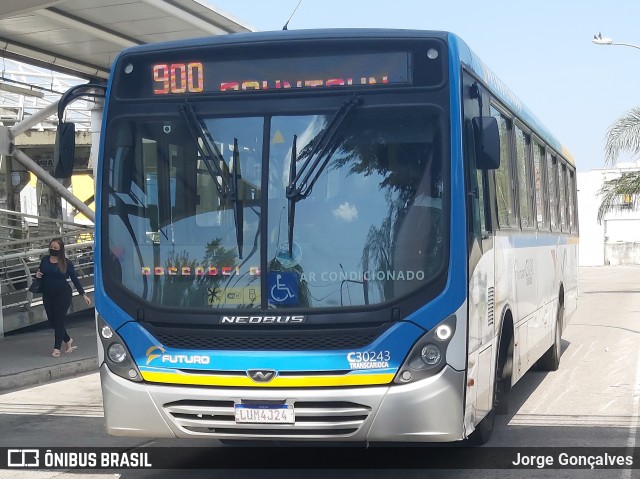 Transportes Futuro C30243 na cidade de Rio de Janeiro, Rio de Janeiro, Brasil, por Jorge Gonçalves. Número da foto: #8123387.