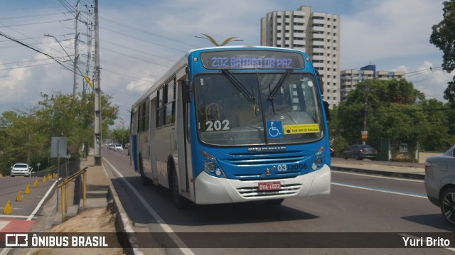 Viação São Pedro 0313006 na cidade de Manaus, Amazonas, Brasil, por Yuri Brito. Número da foto: #8124786.