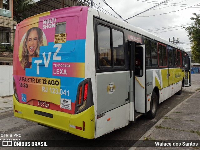 Viação Nilopolitana RJ 123.041 na cidade de Nova Iguaçu, Rio de Janeiro, Brasil, por Walace dos Santos. Número da foto: #8122500.