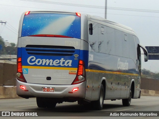 Viação Cometa 11208 na cidade de Belo Horizonte, Minas Gerais, Brasil, por Adão Raimundo Marcelino. Número da foto: #8124720.