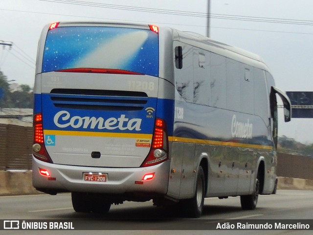 Viação Cometa 11208 na cidade de Belo Horizonte, Minas Gerais, Brasil, por Adão Raimundo Marcelino. ID da foto: 8124720.