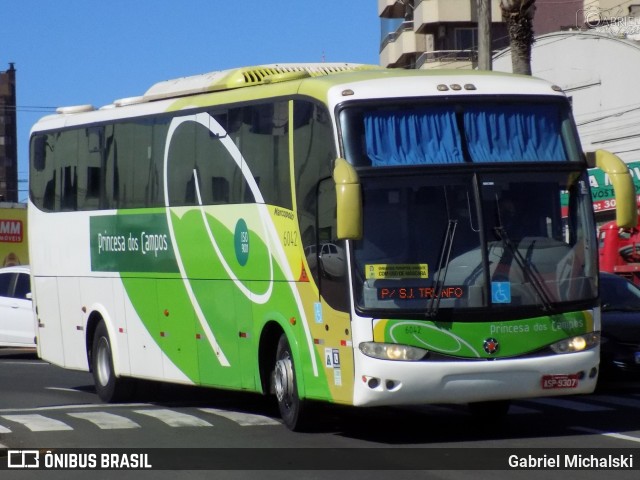 Expresso Princesa dos Campos 6042 na cidade de Ponta Grossa, Paraná, Brasil, por Gabriel Michalski. ID da foto: 8126455.