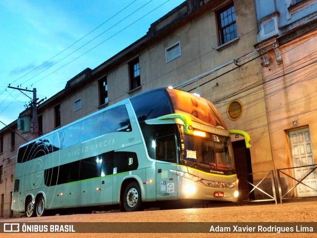 Viação Garcia 7297 na cidade de Santos, São Paulo, Brasil, por Adam Xavier Rodrigues Lima. Número da foto: #8125675.