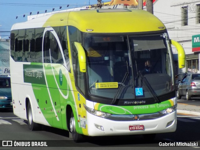 Expresso Princesa dos Campos 6450 na cidade de Ponta Grossa, Paraná, Brasil, por Gabriel Michalski. Número da foto: #8126469.