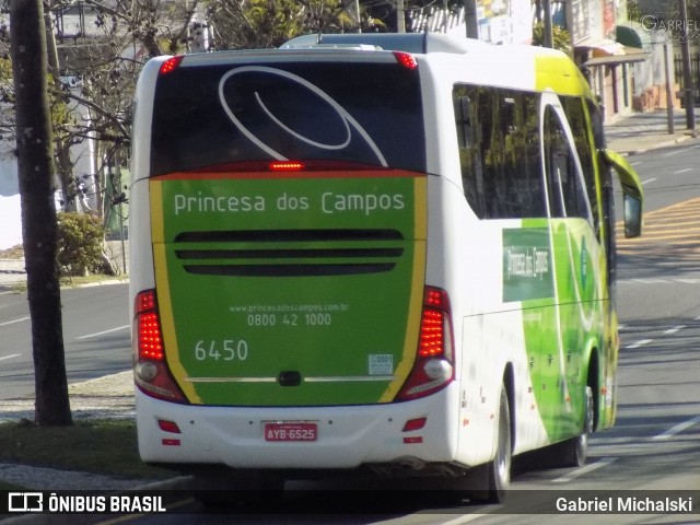 Expresso Princesa dos Campos 6450 na cidade de Ponta Grossa, Paraná, Brasil, por Gabriel Michalski. Número da foto: #8126499.