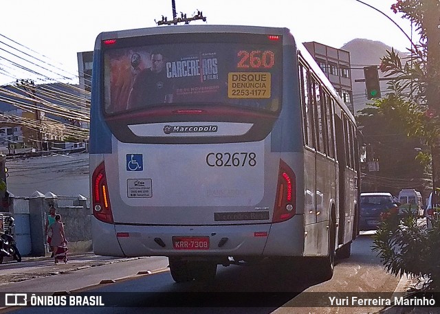 Transportes Estrela C82678 na cidade de Rio de Janeiro, Rio de Janeiro, Brasil, por Yuri Ferreira Marinho. ID da foto: 8125450.